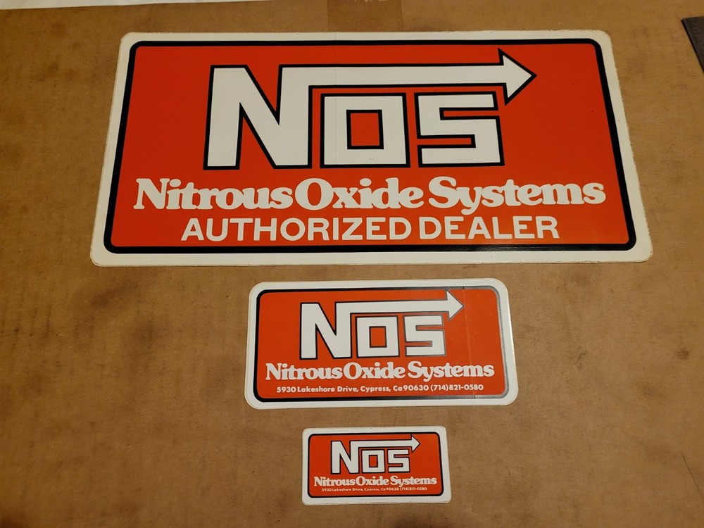 nos nitrous oxide system Decals