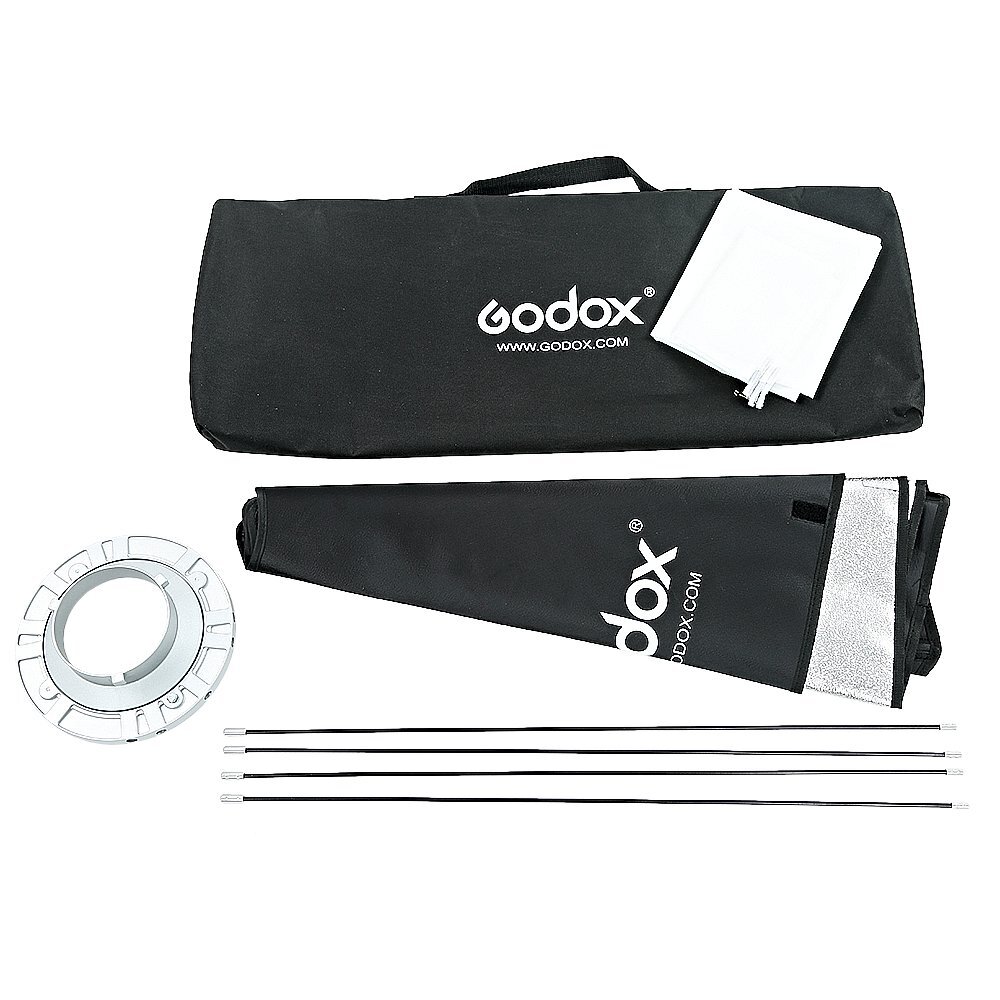 US 2*Godox 24"x35" 60x90cm Softbox Bowens Diffuser For Studio Flash Monolight