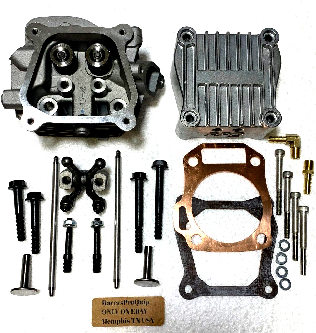 Predator 212-224cc Convert to NON-HEMI Performance Head Titanium 24hrShip USA