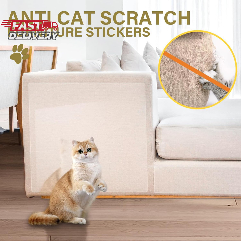 Door Protector from Dog Scratching - Cat Scratch Door Frame Single Side Adhesive