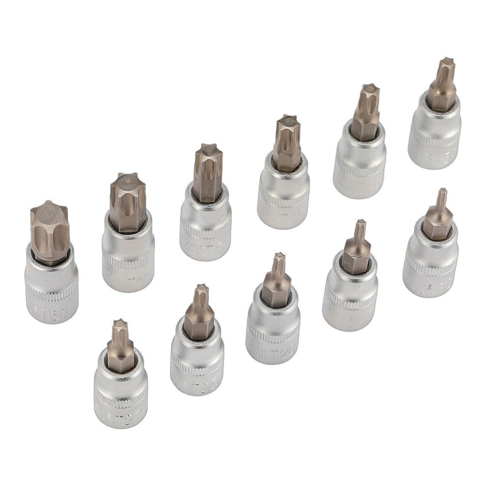 Drive Male Female Torx Star Bit Socket E-Socket Set Handheld Tool 34Pcs For Car
