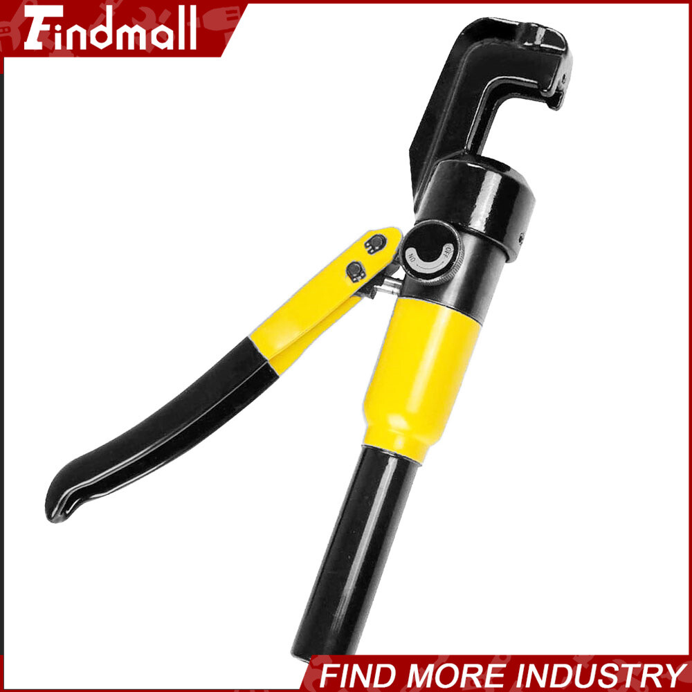 Findmall 10Ton Hydraulic Crimper Crimping Tool Wire Battery Cable Lug Terminal