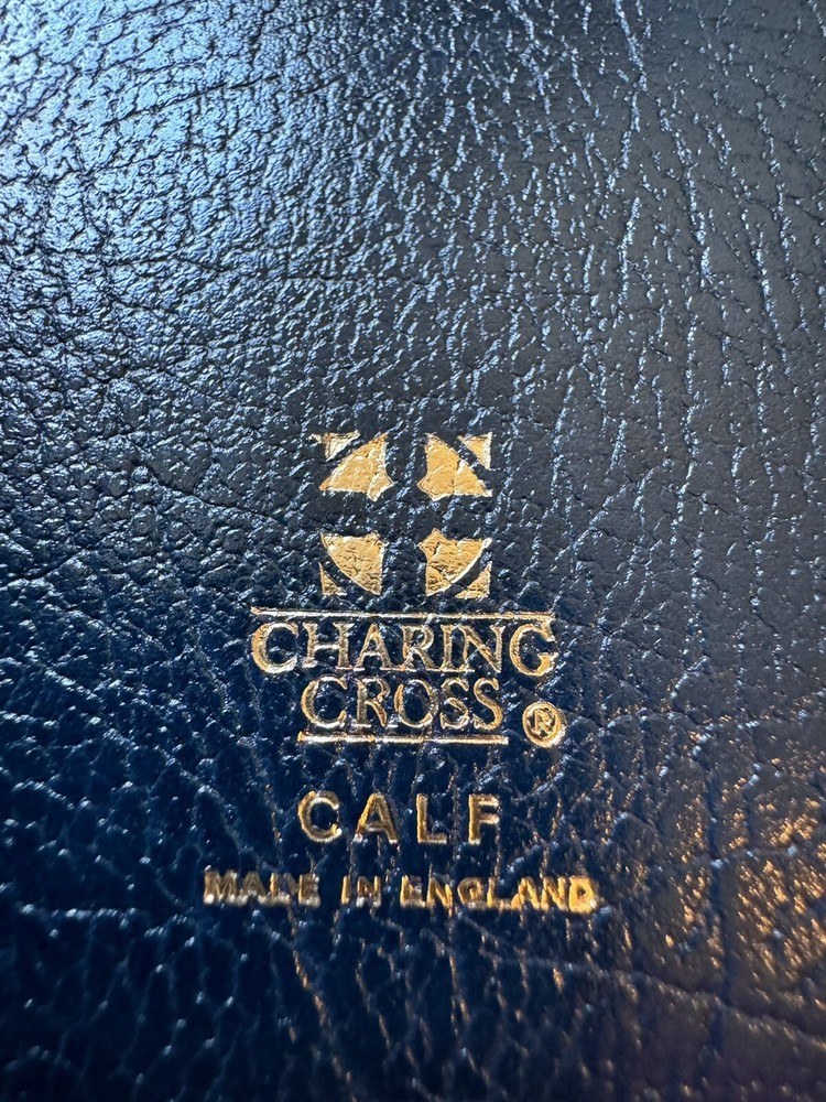 Charing Cross Quality Leather Notebook 8 x 6, Blank Pages