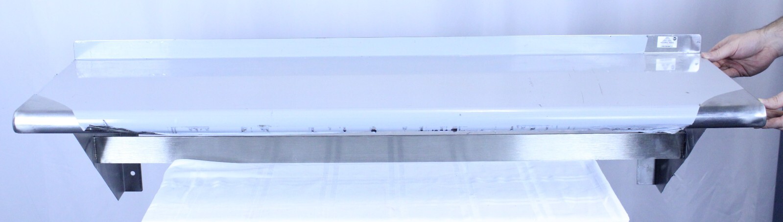 *Ding and Dent* Advance Tabco PS-15-48 Stainless Steel 18 Gauge Pot Rack