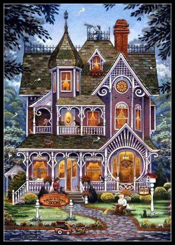 Chart Needlework DIY - Counted Cross Stitch Patterns - Village Bookstore