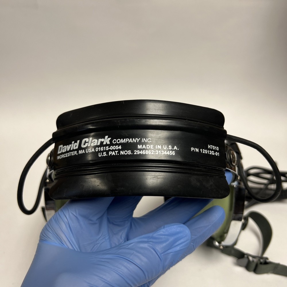 David Clark Aircraft pilot Aviation Headset Model H7010 (Headset Only)