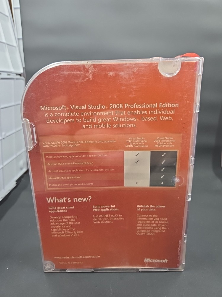 Microsoft Visual Studio 2008 Professional Edition - Academic version