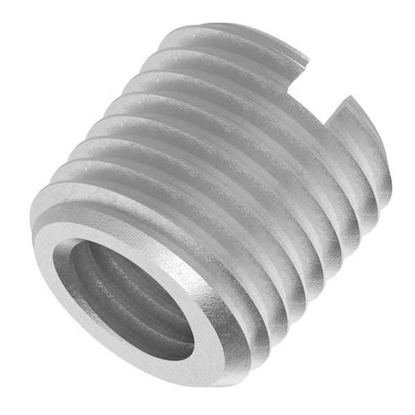 Thin Wall Self Locking Thread Insert, 1/4"-28 Int Thrd Sz, 18-8 Stainless