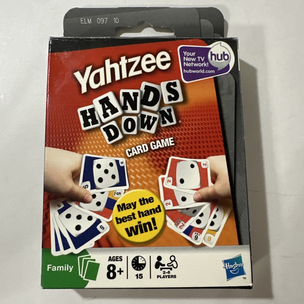 New Yahtzee Hands Down Card Game