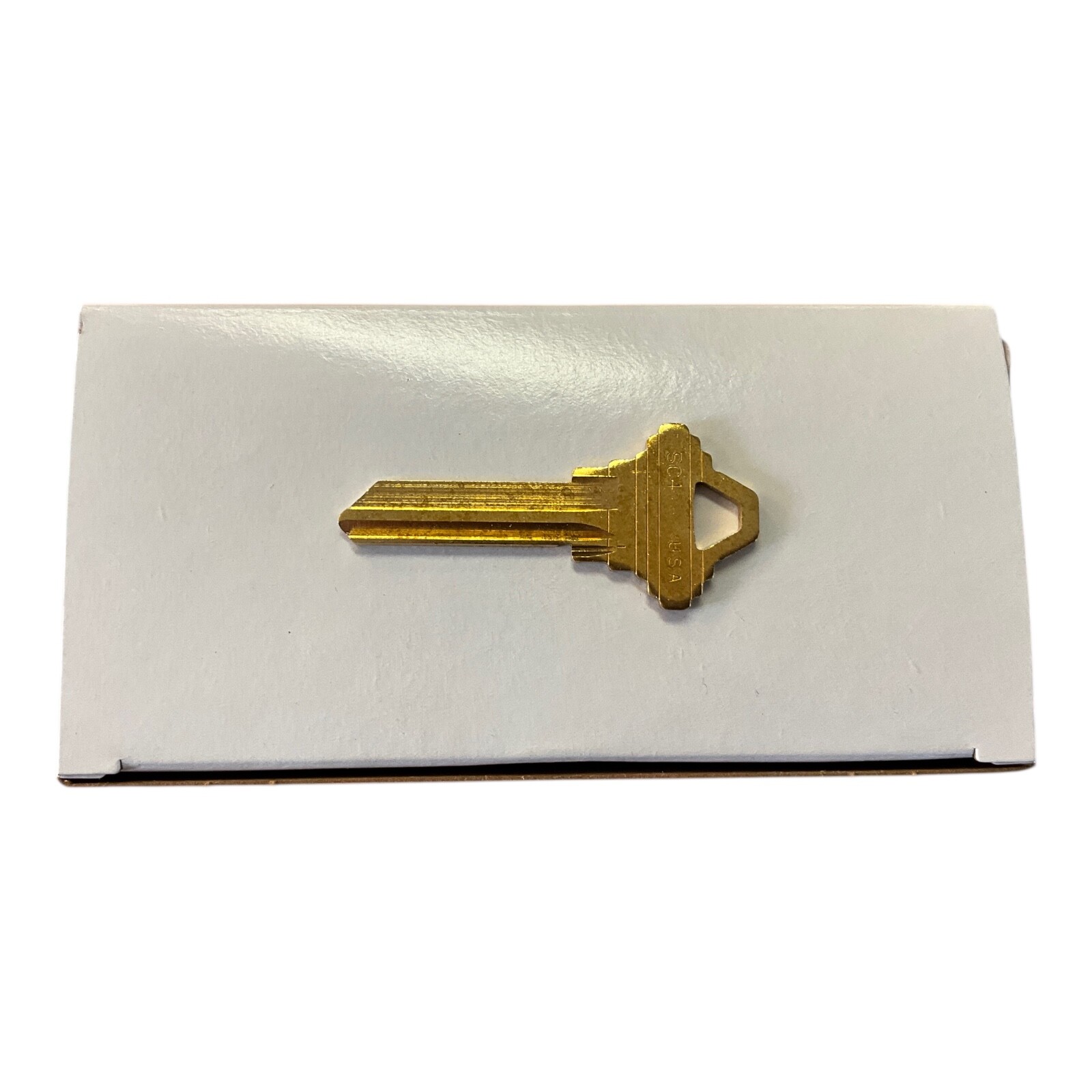 Taylor Line Ilco SC4-BR Key Blanks 100 Keys (2x 50 Pack) Brass Schlage SC4 Cut