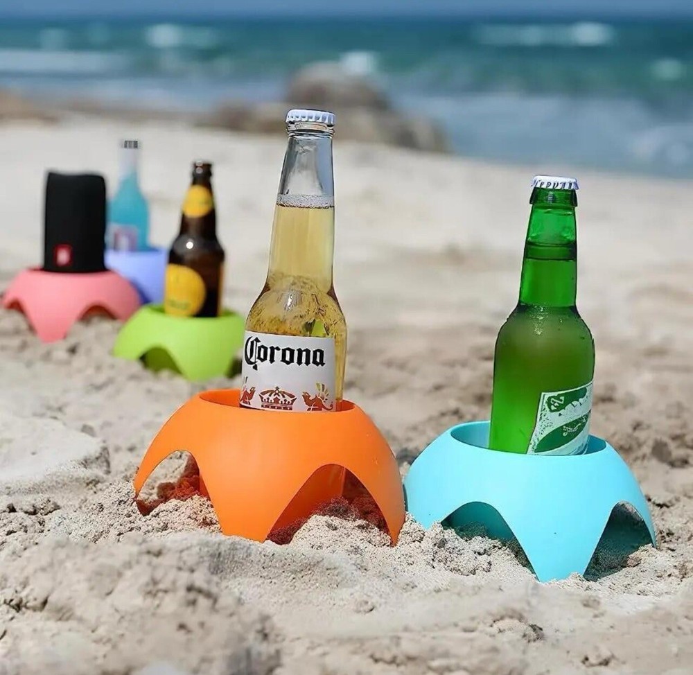 Beach Cup Holders Outdoor Camping Plastic Shelf