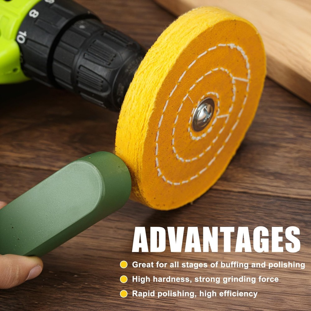 26pcs Buffing Wheel Kit for Drill – Different Size and Density Polishing Buff...