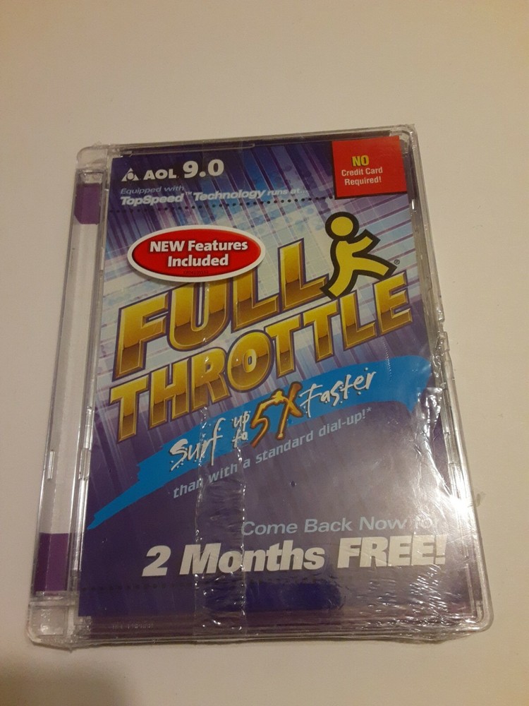 Vintage "AOL" 9.0 Optimized Disc CD Disk America Online Collectable