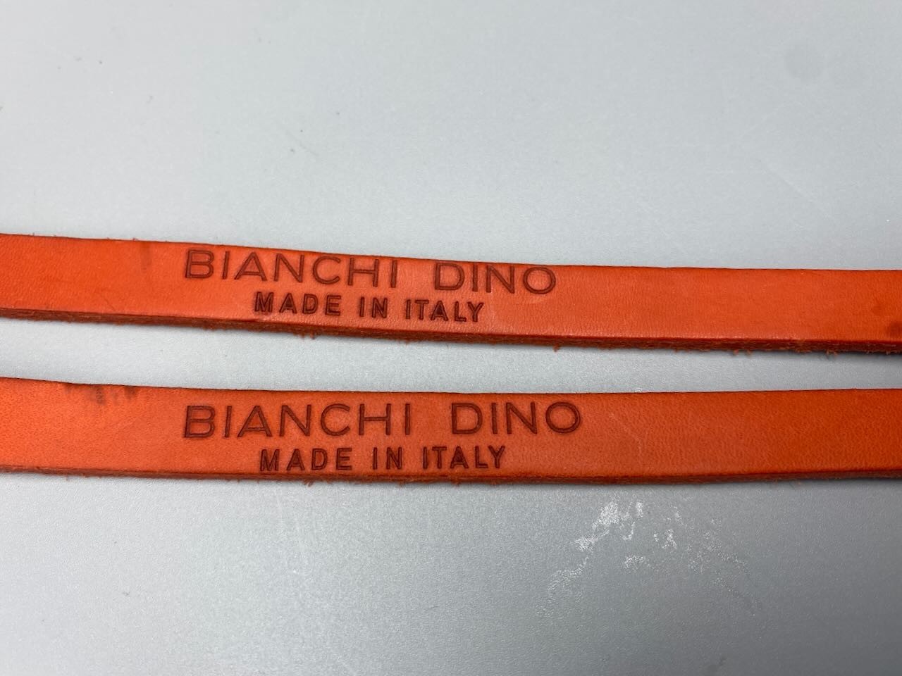 New ALFREDO BINDA Toe Straps One Pair Red