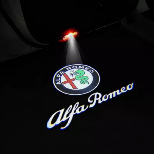 4x LED Door Step Courtesy Shadow Laser Light For Alfa Romeo Stelvio 2017-18