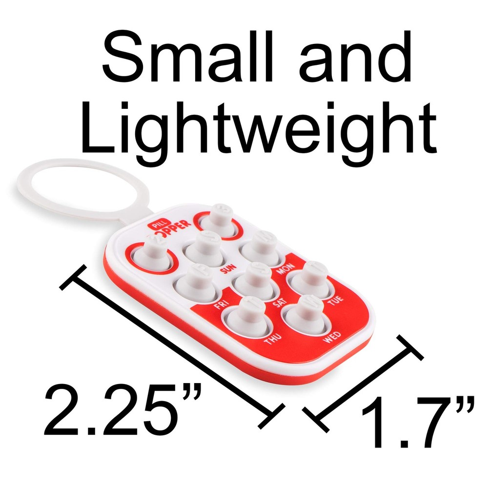 Pill Popper - Memory Aid Medication Dose Tracker 2 Pack