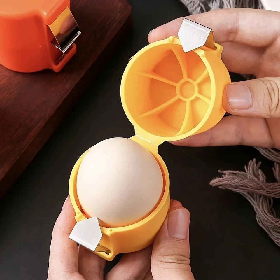 Portable Egg Opener & Beater | Quick Egg Sheller for Kitchen Use