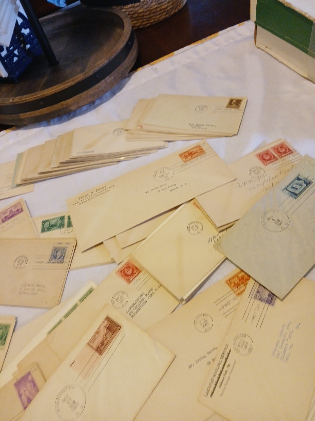 U.S.-1930's-40's-50's-60's-lot of 100 Early Postal Covers Random Pull FDC Estate