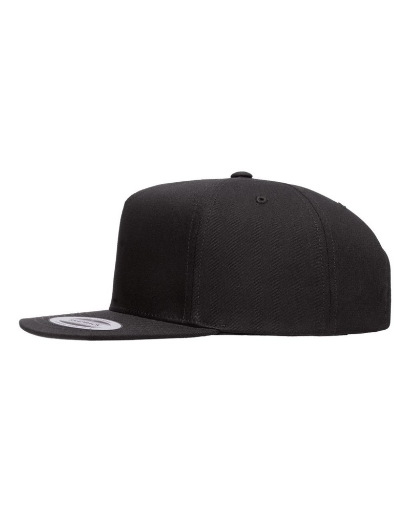 Custom Text or Logo Flat Bill Snapback Cap Add Your Own Personalized Text Hat