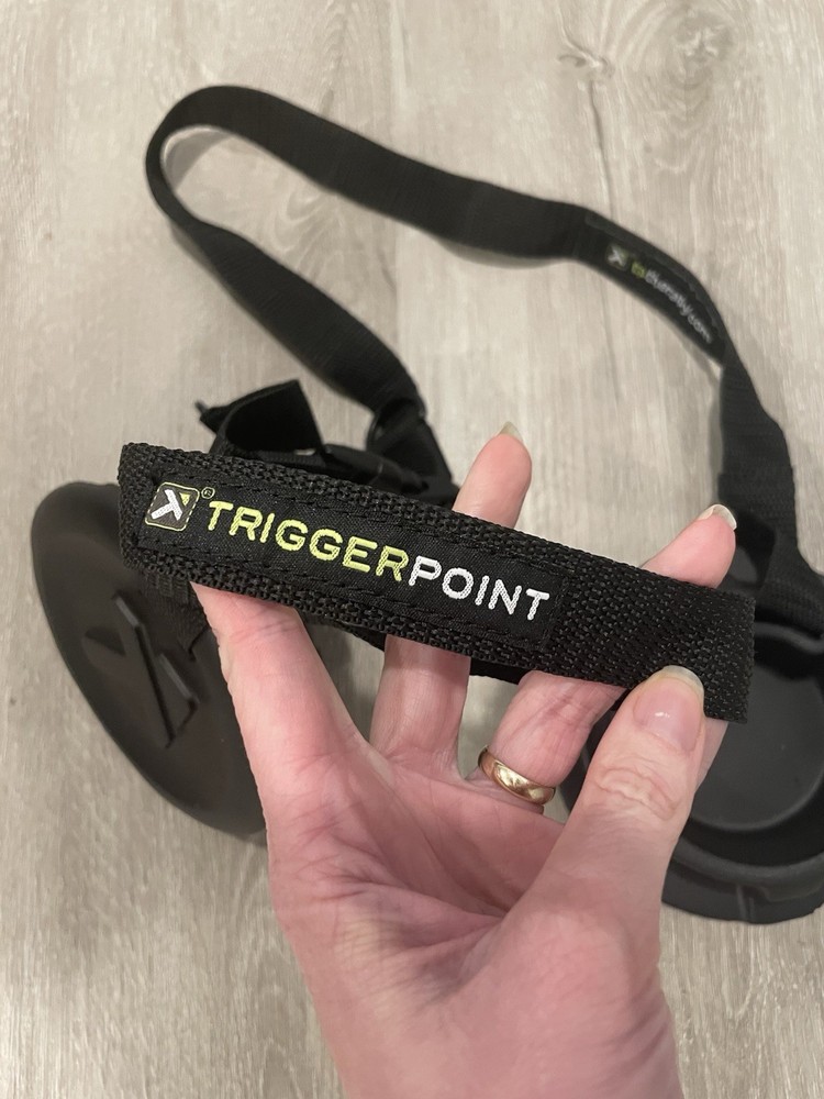 Trigger Point Grid Foam Roller GRID Caps and Strap - Black TriggerPoint