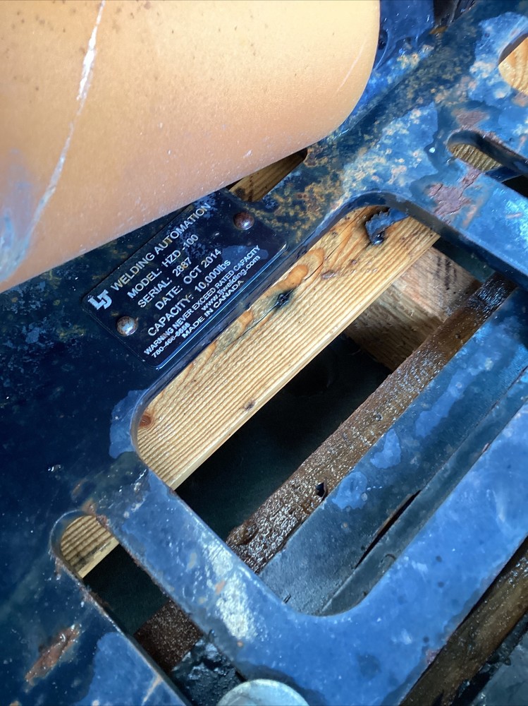 2 LJ WELDING AUTOMATION Model HZD-100 WELDING PIPE ROLLERS W/extra Brackets