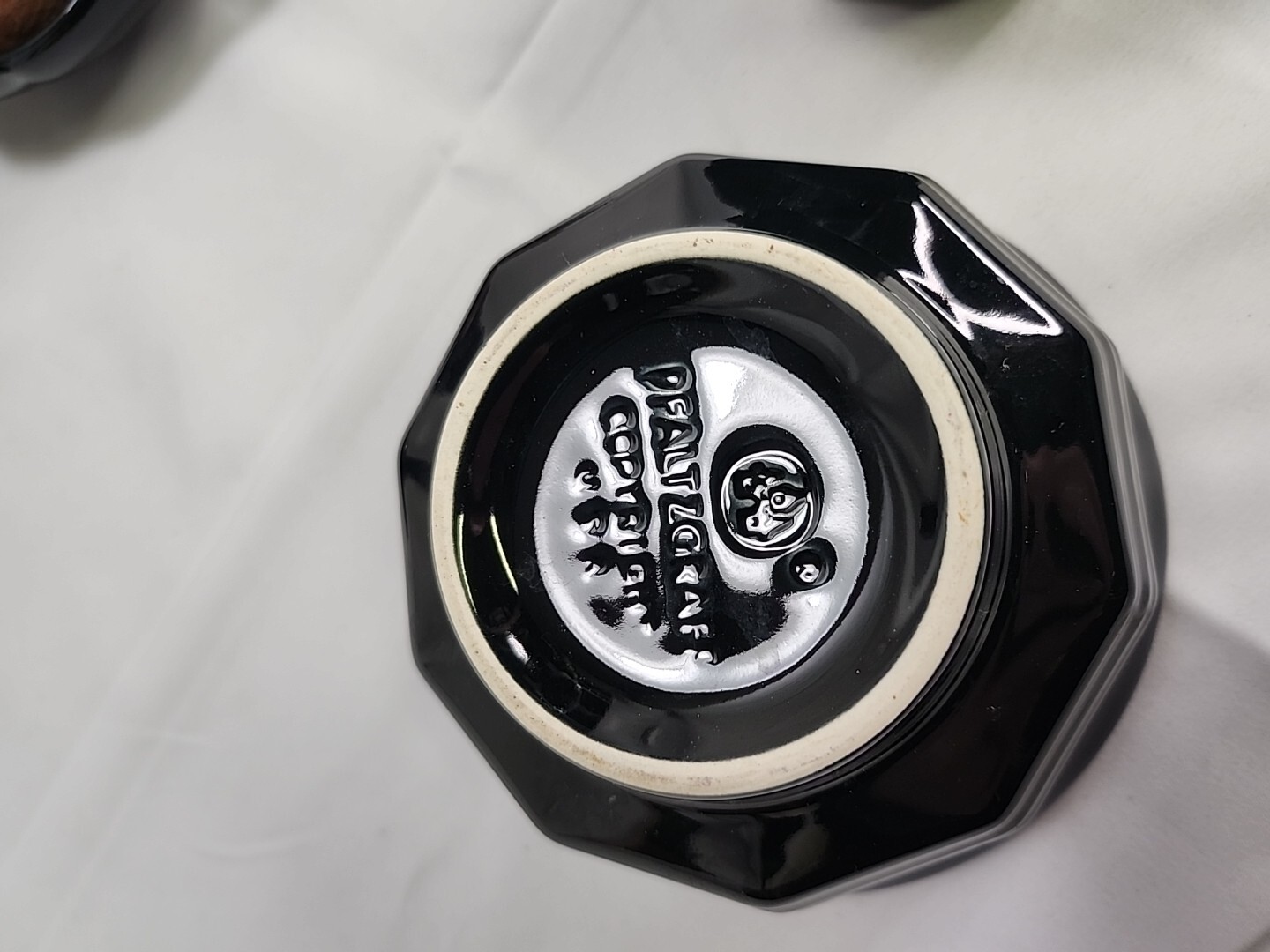 1980's Pfaltzgraff Swan Towel Holder Seashell Toothpaste Hand soap Bathroom Set