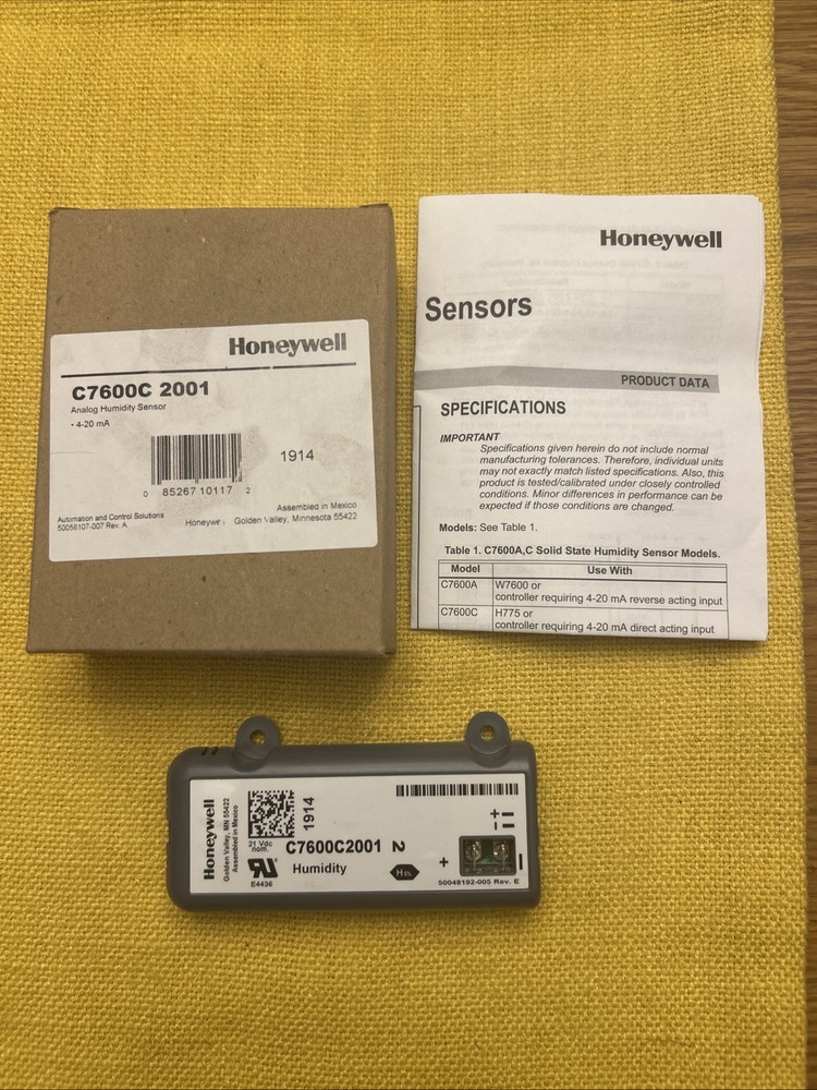 HONEYWELL C7600C 2001 ANALOG HUMIDITY SENSOR