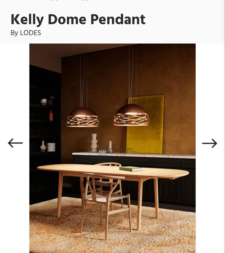 Kelly Dome Pendant