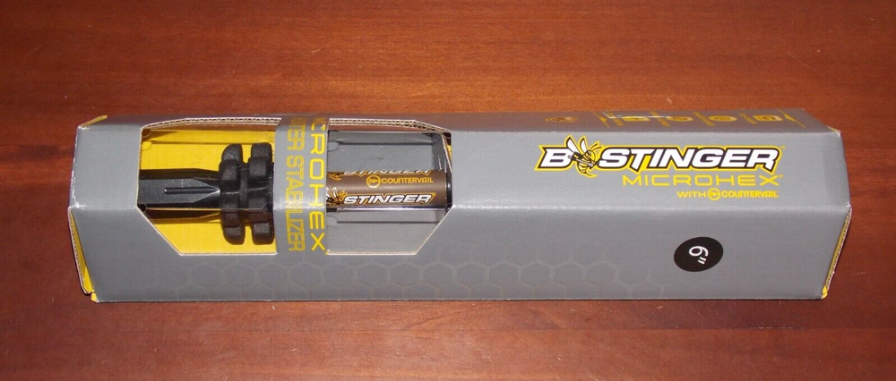 Bee Stinger MicroHex 6" Stabilizer in Brown Finish - B Stinger