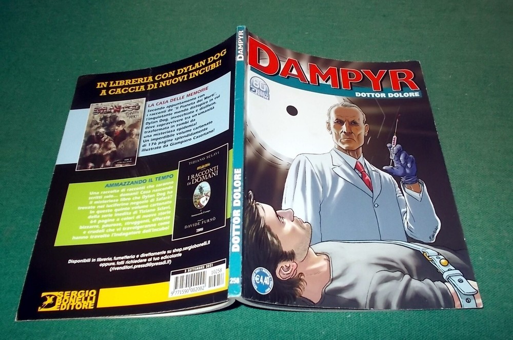 DAMPYR No. 258 "Dottor Dolore" Bonelli Editions September 2021