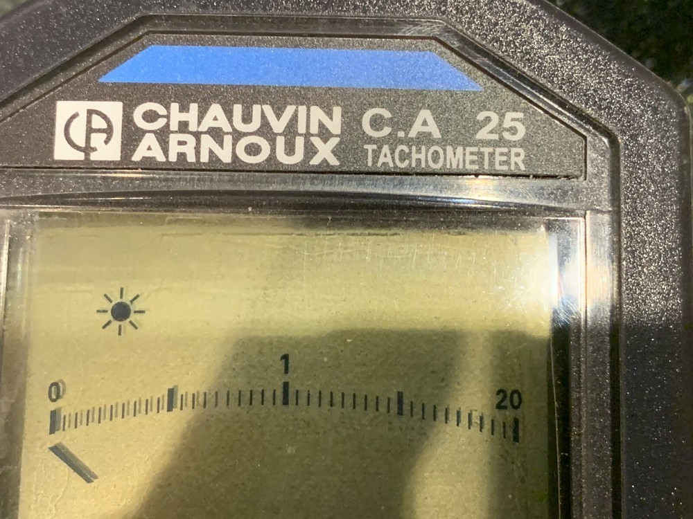 Chauvin Arnoux CA 25 Electronic Tachometer Kit