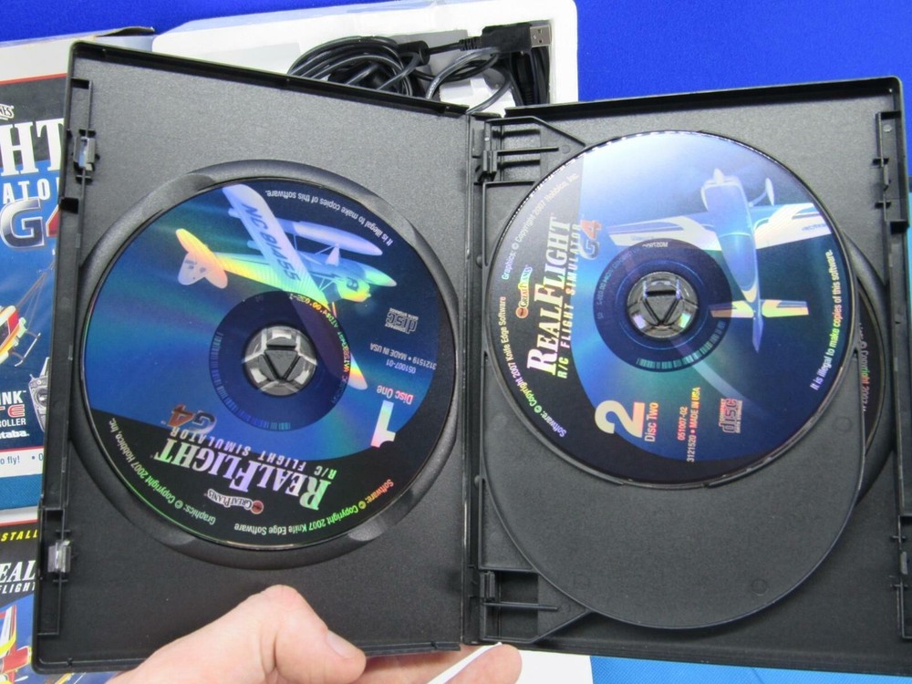 G4 RealFlight Real Flight RC Flight Simulator 4 SOFTWARE DISCS Sealed New