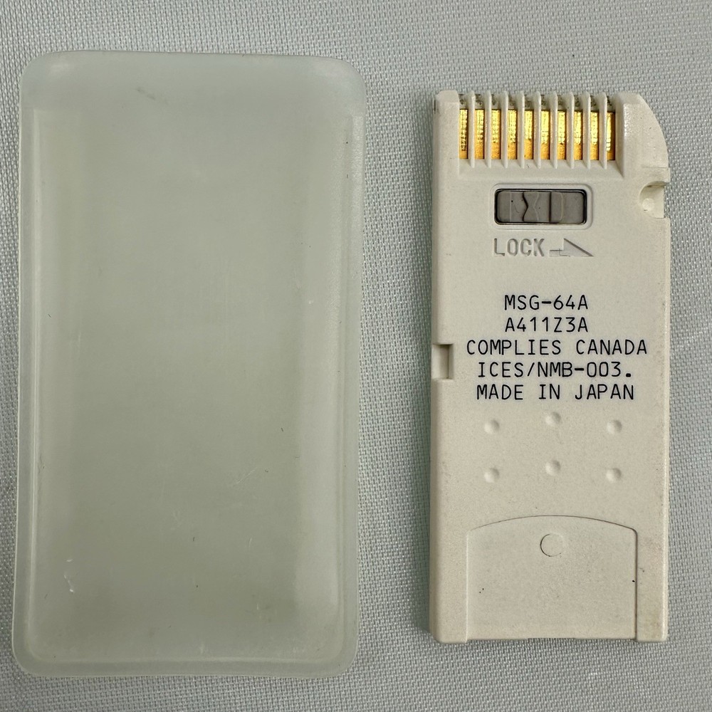 Sony Memory Stick MG Magic Gate 64MB MSG-64A Camera Card