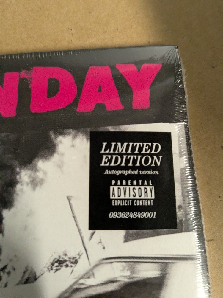 Green Day Saviors Autographed Insert CD