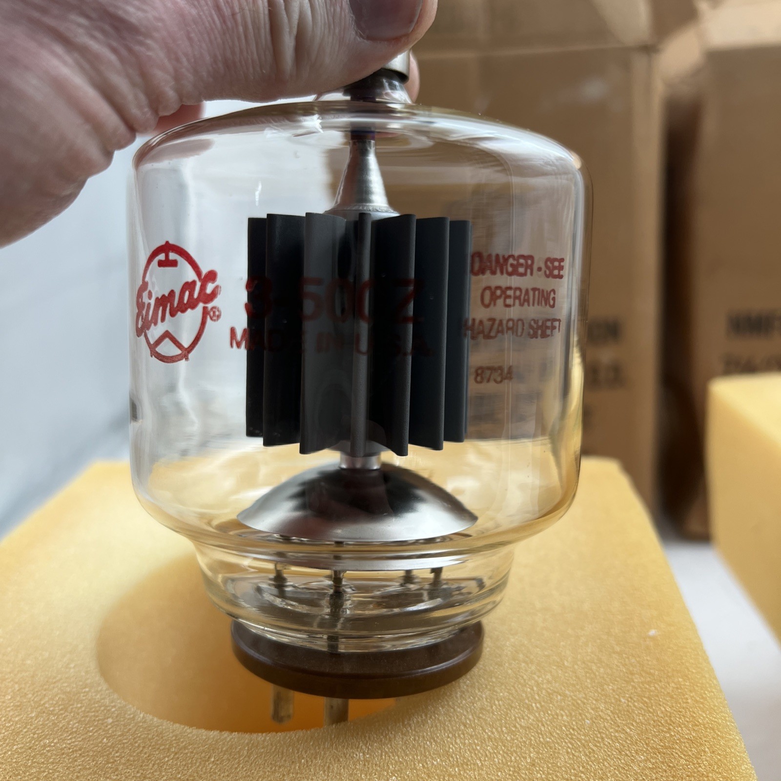 ⭐️lot Of 2 Vintage Eimac 3-500Z Electron Tube USA Made⭐️