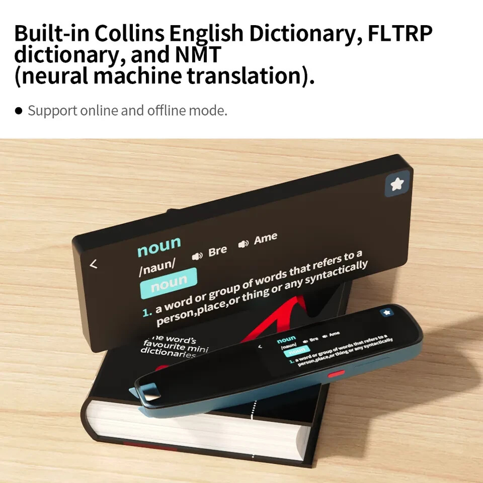 NEWYES Scan Reader Pen 3 | Language Translator & Text to Speech Scanner - NIB!