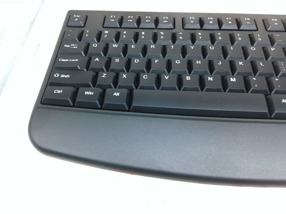 EDJO Wireless Keyboard and Mouse, 2.4G Full-Sized Ergonomic