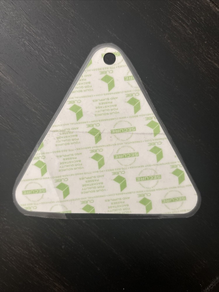 KISS Backstage Pass Aerosmith St. Louis, MO 2003 Working Pass - Laminated