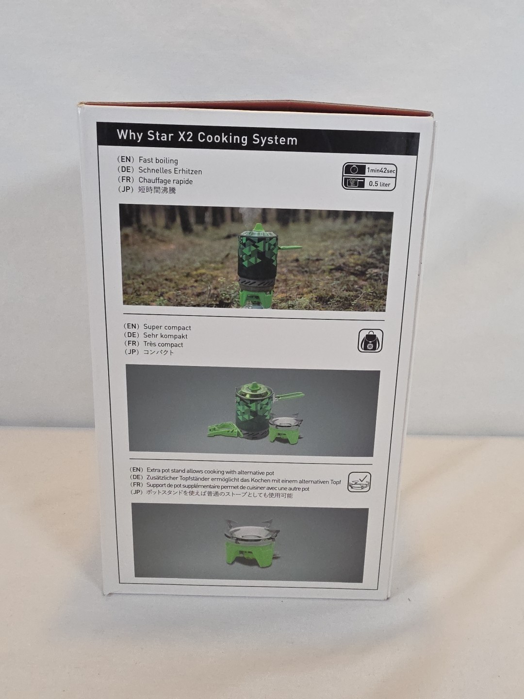 Fire Maple Star X2 Portable Camping Stove- Green Open Box, NEW IN BOX