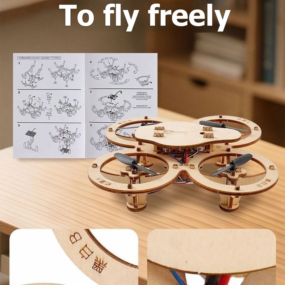 Drone Quadcopter Kit Educational Physics Engineering Model Drone Remote4762