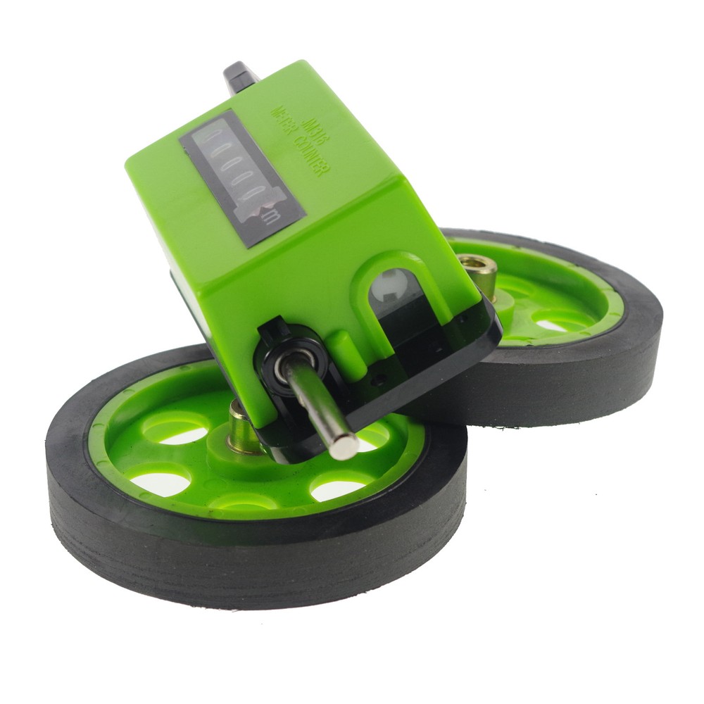 Mechanical Length Counter Meter Counter With 2 Rolling Wheels