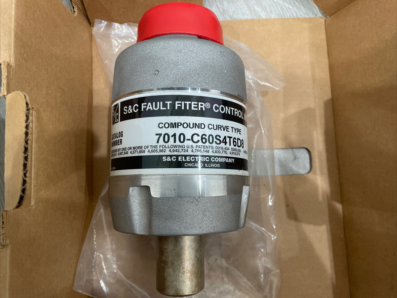 (C) S&C 7010-C60S4T6D8 Fault Filter Compound Curve Type Control Module⚡️