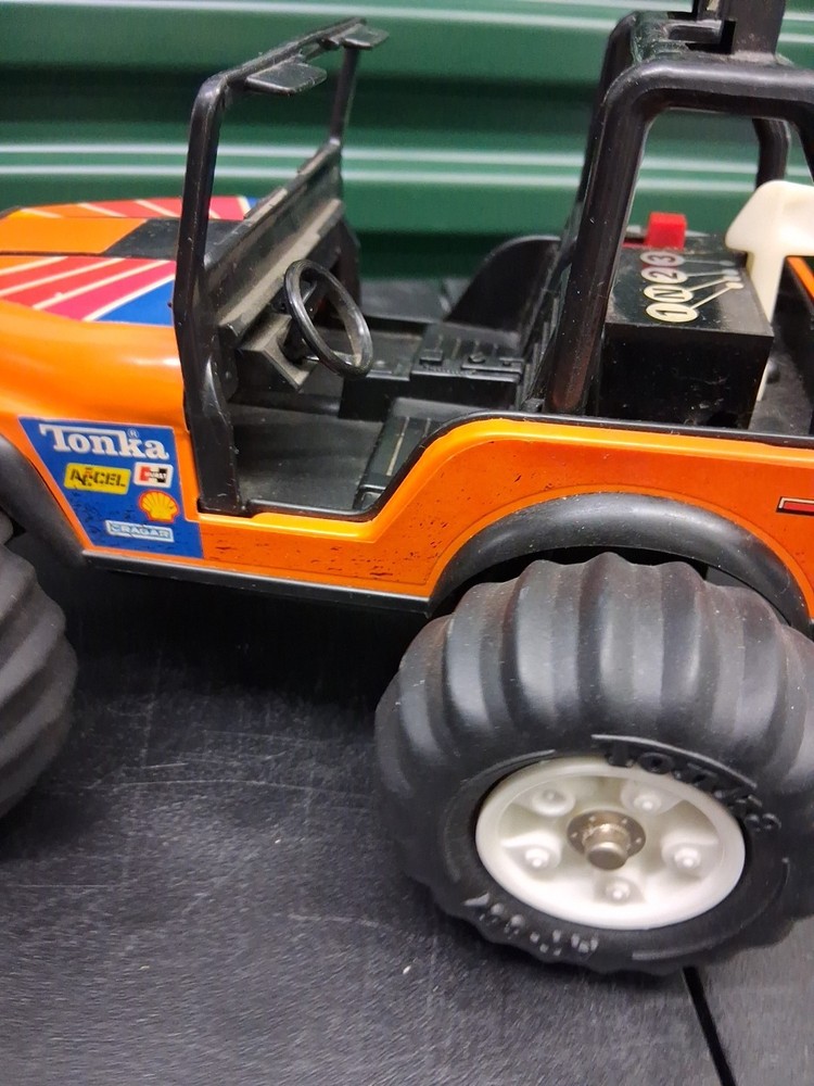 Tonka Baja Dune Buggy Jeep 1981 Motorized Orange 4220 Untested