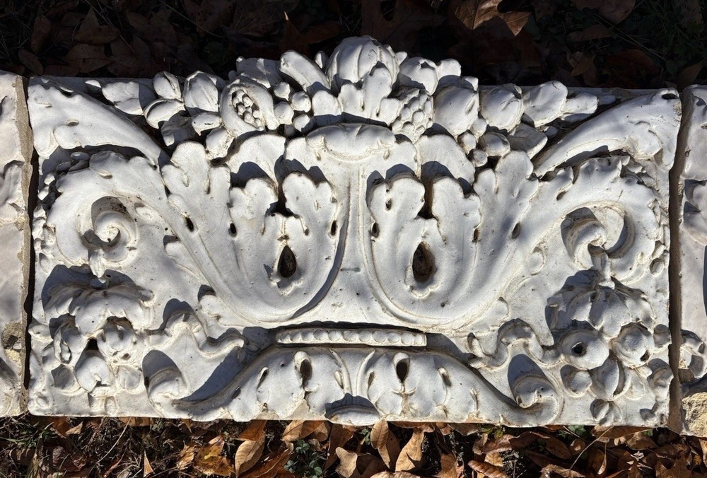 Architectural Terra Cotta 3pc Spandrel Frieze Panel