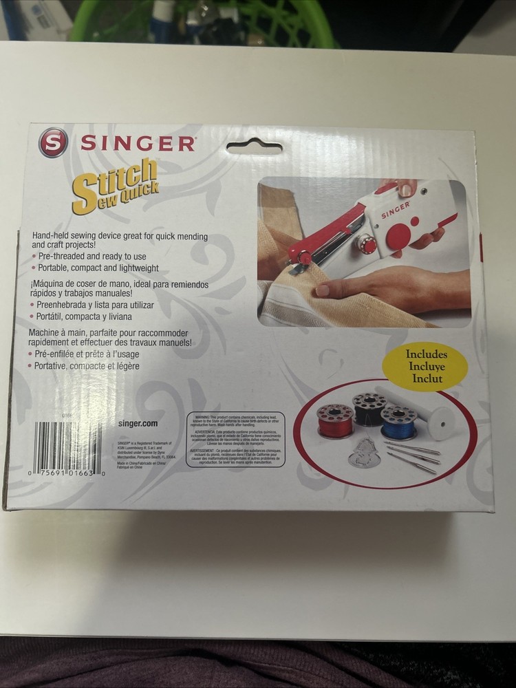 Singer 01663 Stitch Sew Quick Mechanical Sewing Machine