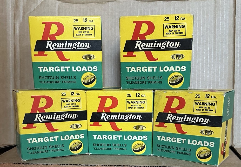 Remington Vintage Target Loads 12 Ga. 2 3/4" Empty Boxes