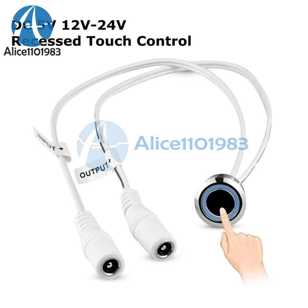 Hand Sweep/Touch Sensor Dimmer Switch for LED Strip Light DC 12V-24V ON/OFF Kit