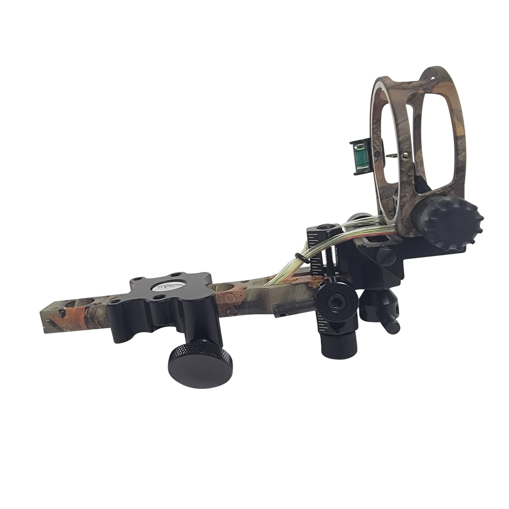 SAS Essence 019" Bow Sight with Micro Adjust Detachable Bracket LED Sight Light