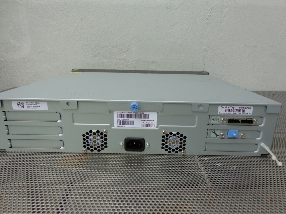Dell Powervault 114X SAS Rackmount 2u Enclosure Array 46C2742 010M37