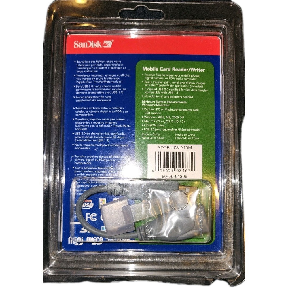 SanDisc Mobile Card reader/writer usb 2.0